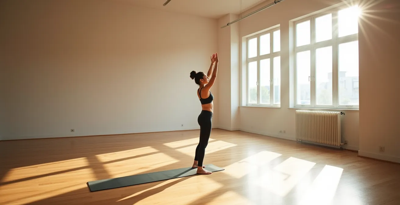 Vista laterale del torace durante respirazione profonda mostrando espansione asimmetrica